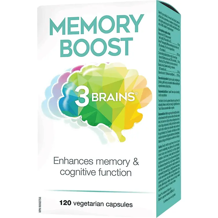 3 brains - Mémoire stimulée - 120 vcaps