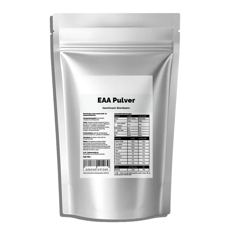Acides aminés essentiels EAA mûre | Poudre 500 g