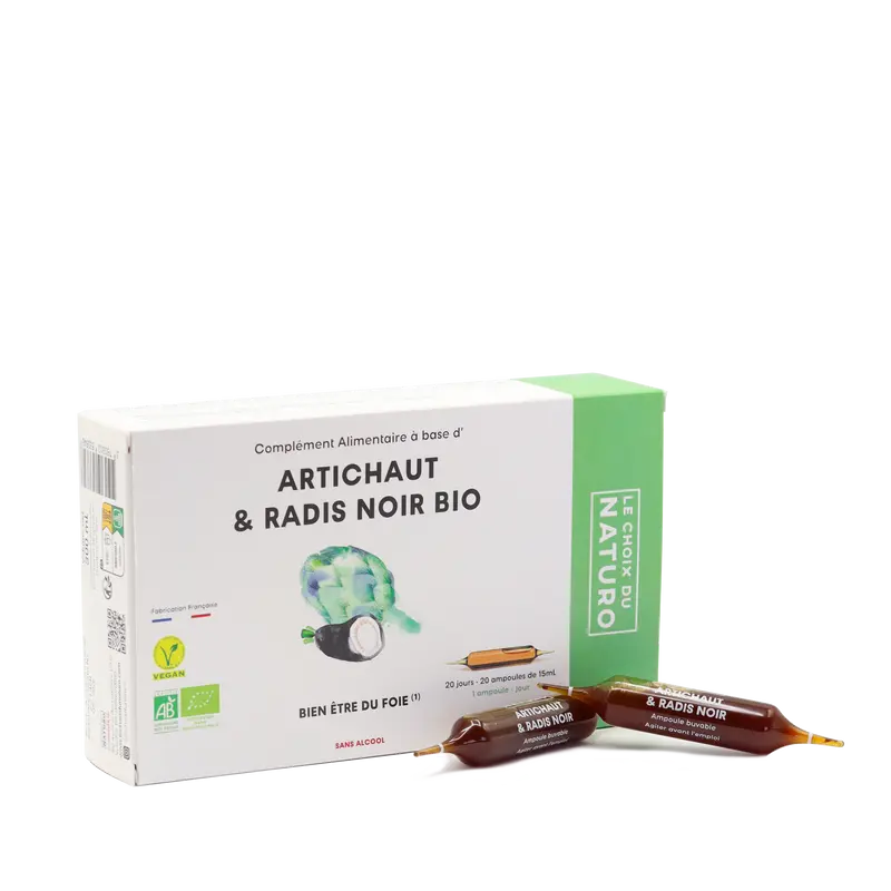 Artichaut et Radis Noir Bio - Complément alimentaire