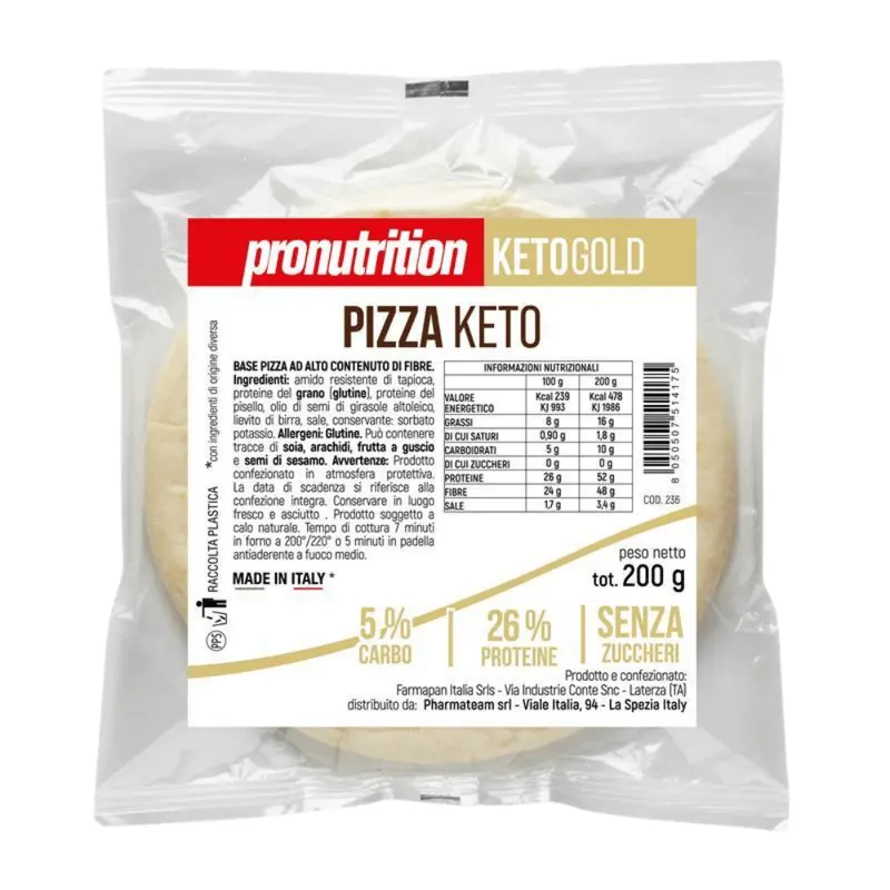 Base à pizza Keto 200g Pronutrition
