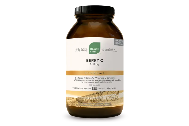 Berry-c Supreme 600mg (180 Caps)