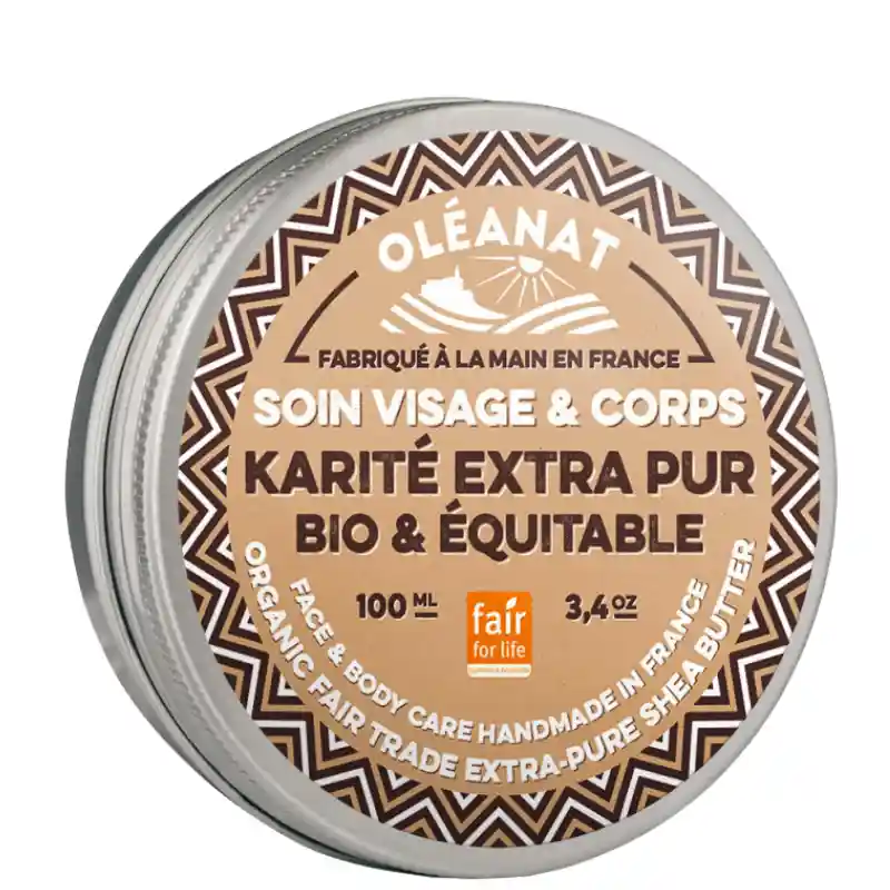 Beurre de Karité Extra Pur BIO Equitable - Oléanat