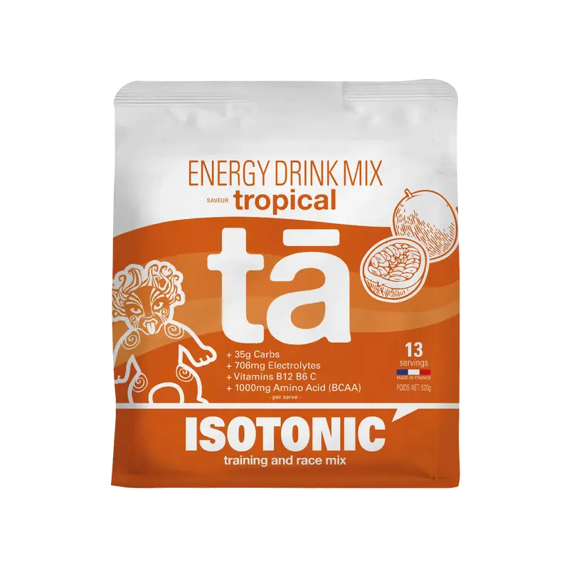 Boisson isotonique saveur tropical