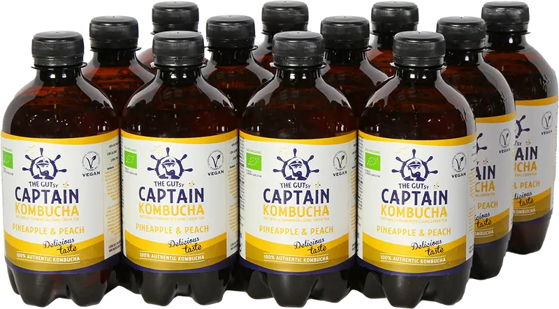 Captain Kombucha Ananas (12 x 400 ml)