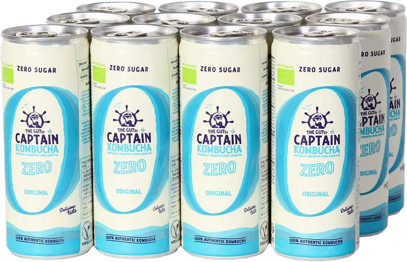 Captain Kombucha Zero Original (12 x 250 ml)