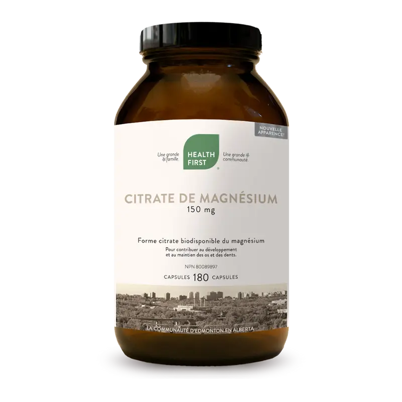 Citrate De Magnesium 150mg (180 Caps)