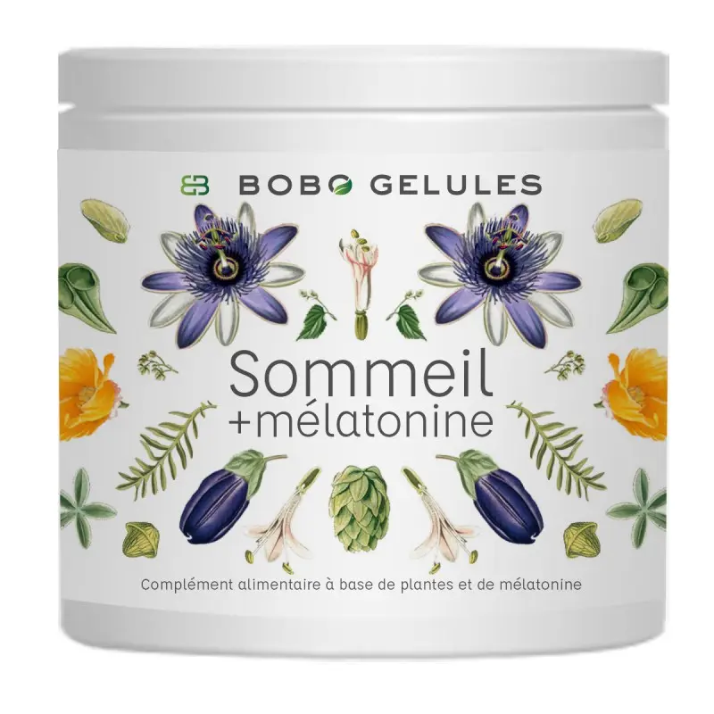 Complément alimentaire Sommeil + Mélatonine - Bobo Gélules