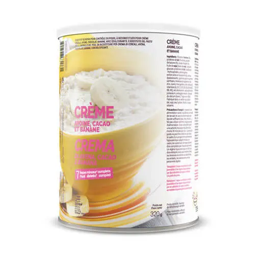 Crème Avoine Chocolat Banane substitut de repas MinceurD