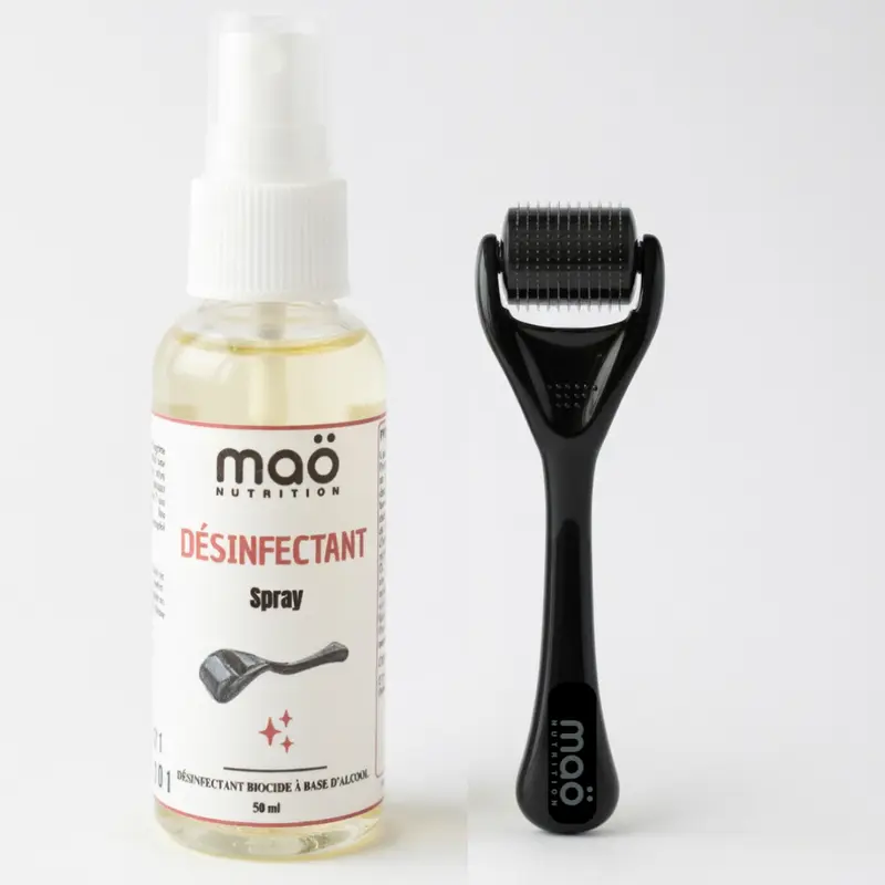 Derma Roller + Désinfectant