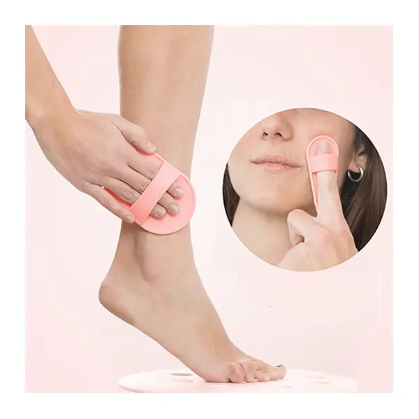 disque d'épilation exfoliant corps et visage