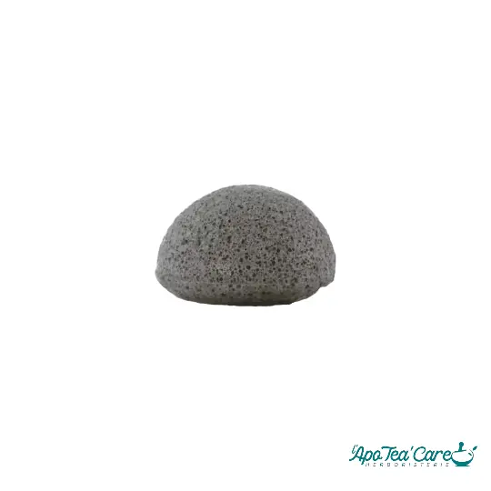 Éponge Konjac au charbon de bambou