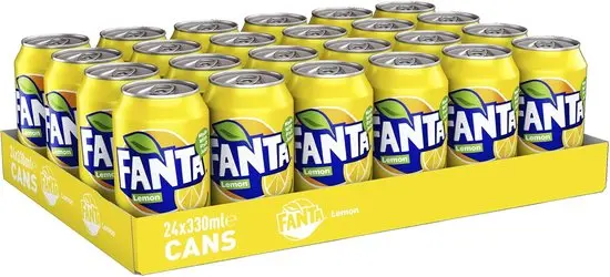 Fanta Lemon Zero Sugar (24 x 250 ml)
