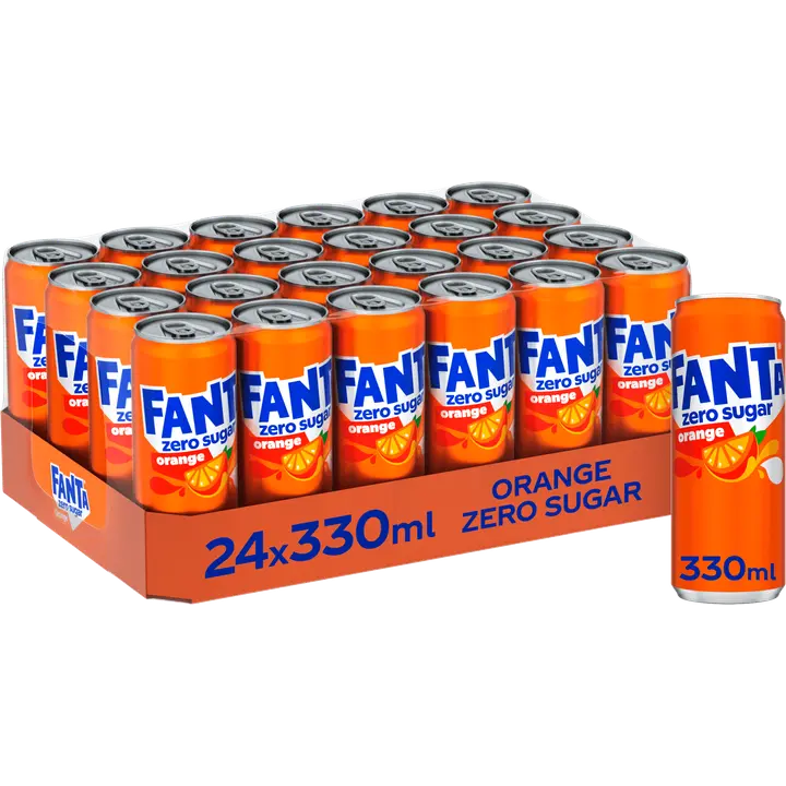 Fanta Orange Zero Sugar (24 x 250 ml)