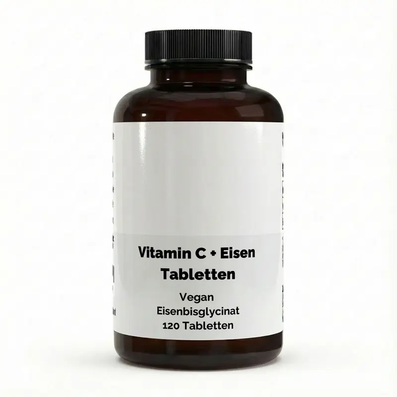 Fer + Vitamine C | 120 comprimés vegan
