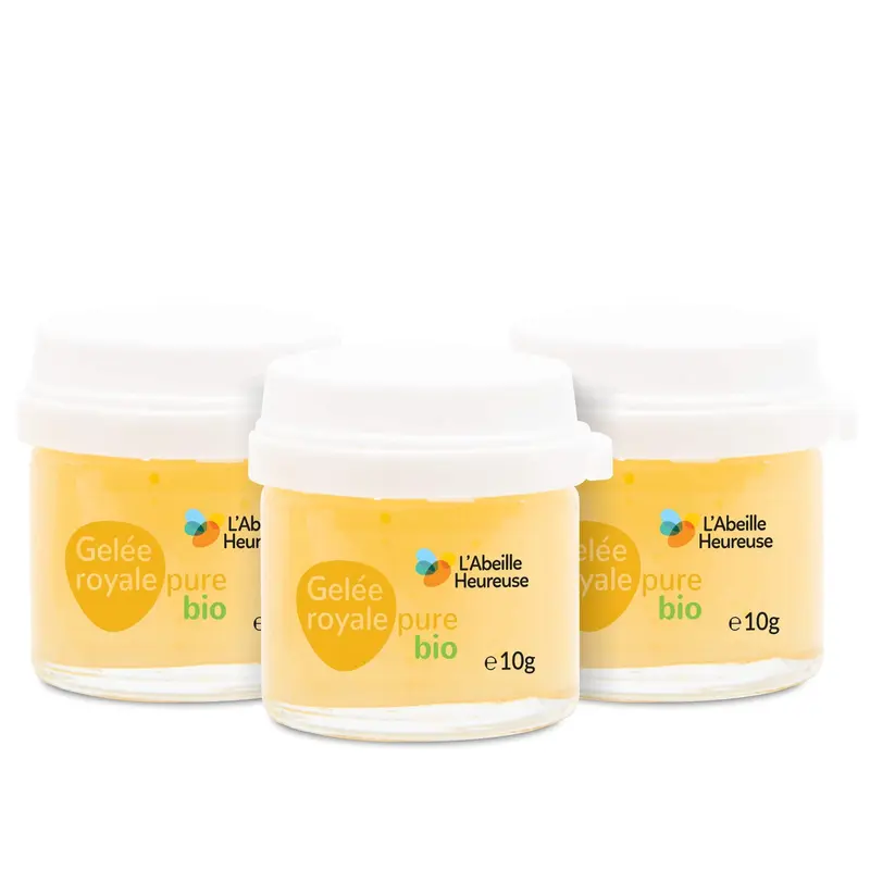 Gelée royale pure bio - 3x10g