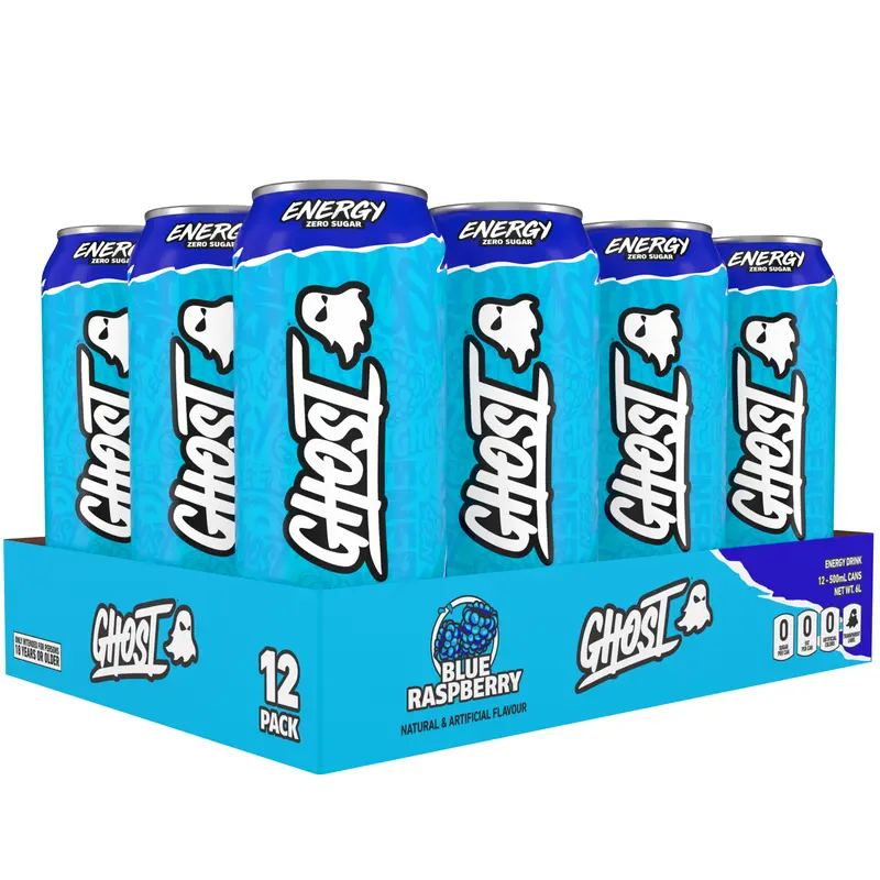 Ghost Energy Blue Raspberry (12 x 500 ml)