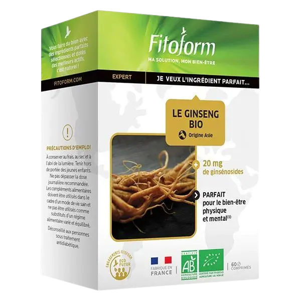 Ginseng BIO - 60 comprimés
