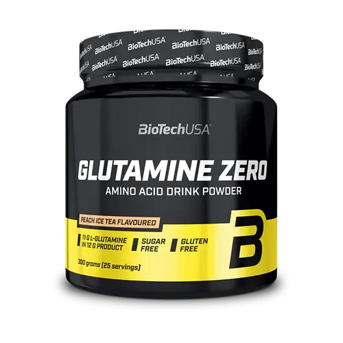 Glutamine Zero Ice Tea Pêche 300g - BioTech