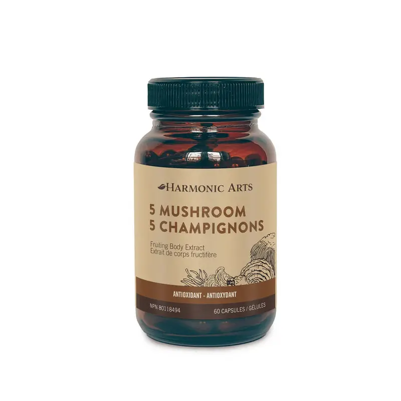 Harmonic arts - 5 champignons 60 caps