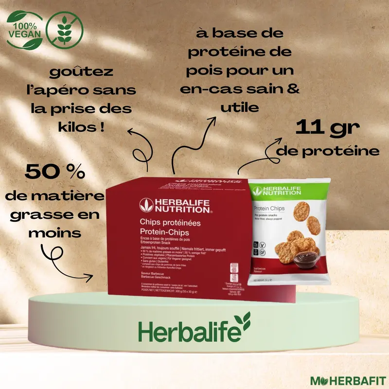 Herbalife Chips protéinées - 2 Saveurs