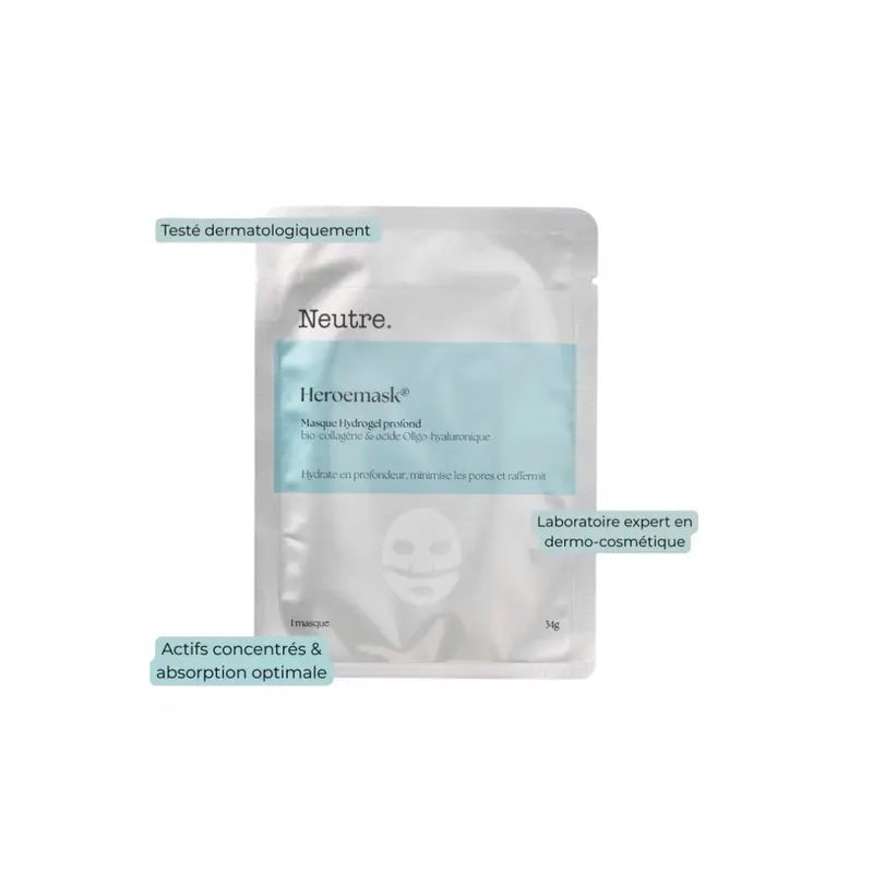 Heroemask - Masque Hydrogel Profond