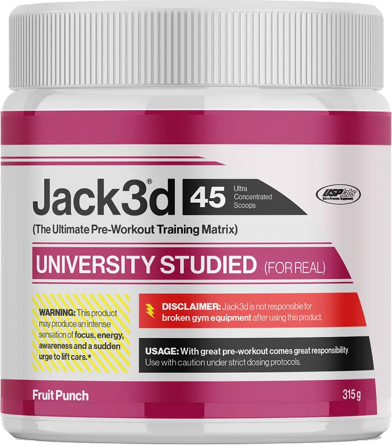 Jack3d Advanced Pre-workout Fruit Punch (315 g)