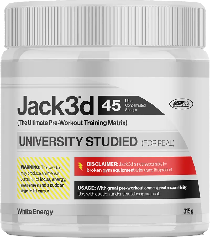 Jack3d Advanced Pre-workout White Energy (315 g)
