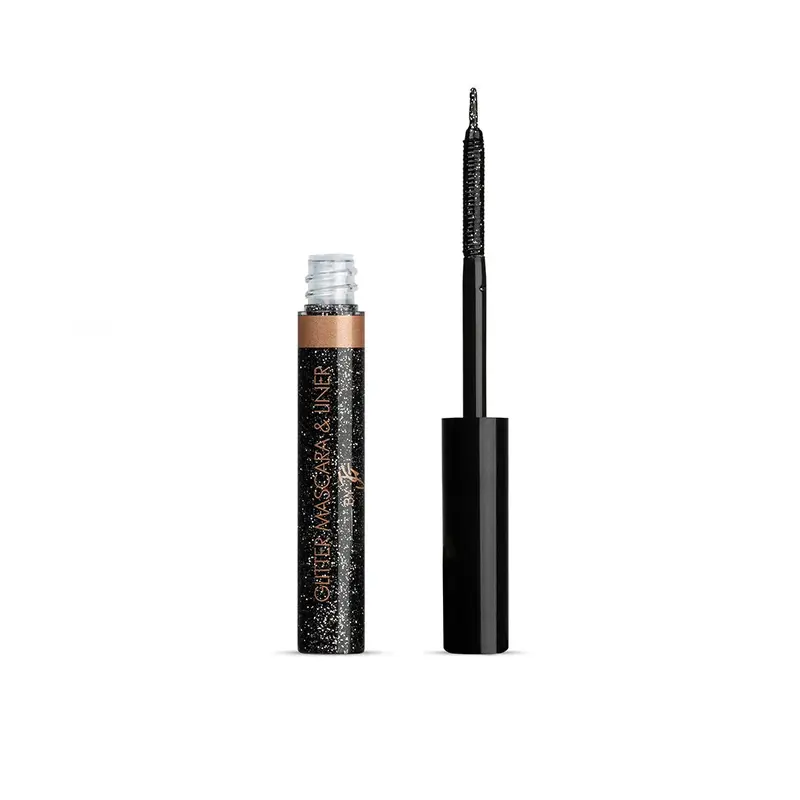 Mascara & eye-liner pailletés