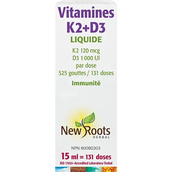 New roots - Vitamin k2+d3 liquid - 15 ml