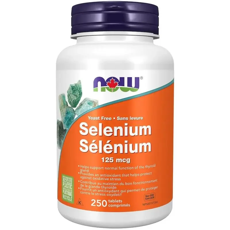 Now - Sélénium 125 mcg (sans levure) - 250 comp.