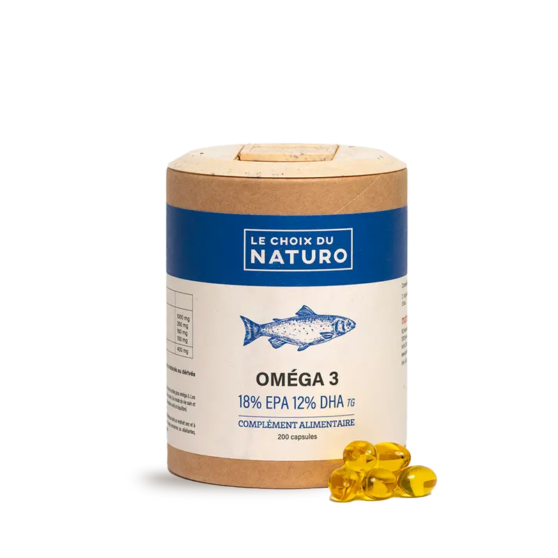 Oméga 3 EPA et DHA - 200 capsules