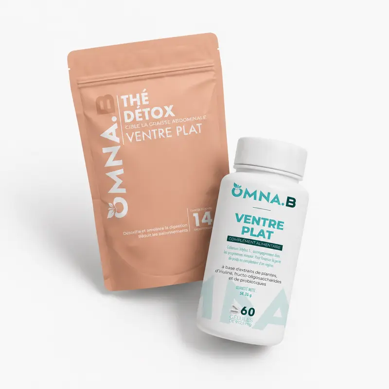 🔥 Pack Ventre Plat Detox ++ - Omna Beauty