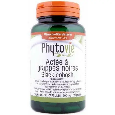 Phytovie - actée à grappes noires - ménopause - 90 vcaps
