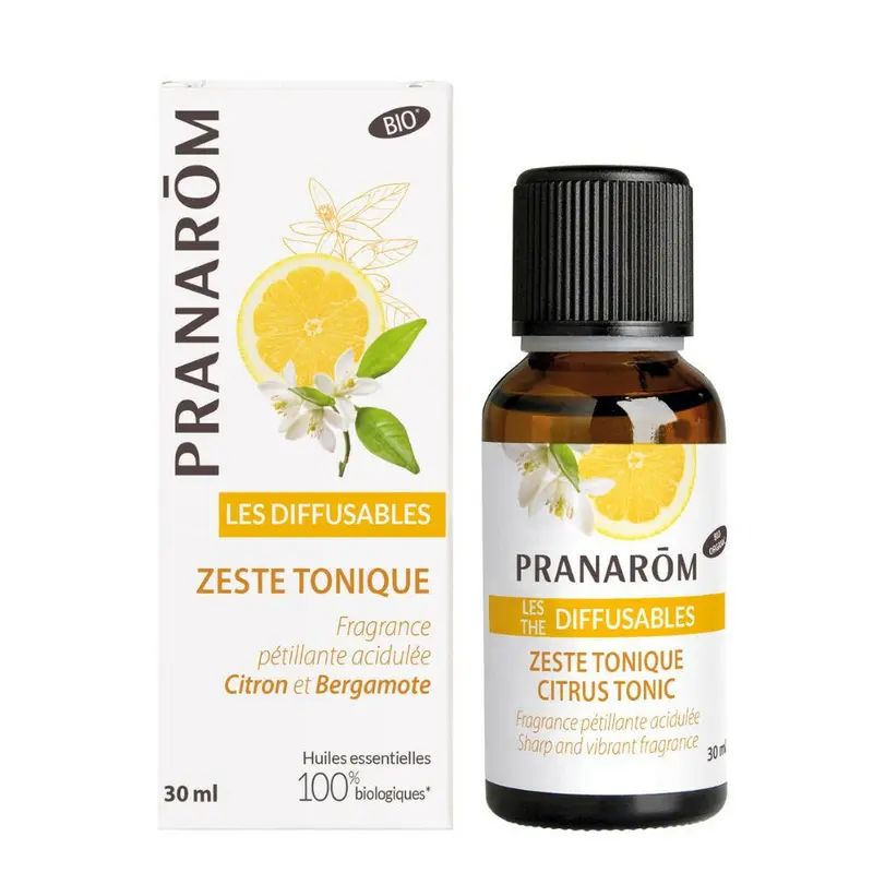 Pranarom - Les diffusables, zeste tonique - 30 ml