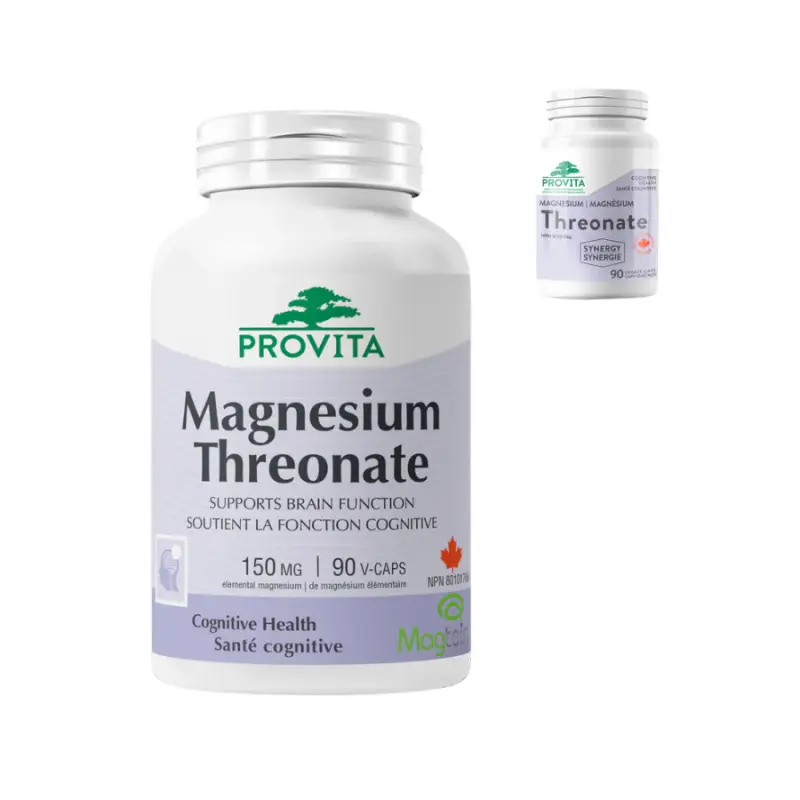 Provita - Magnésium thréonate - 90 vcaps