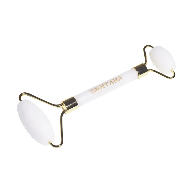 Roller de massage Jade blanc